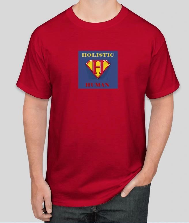 T-Shirt — red crew w/ HH shield logo